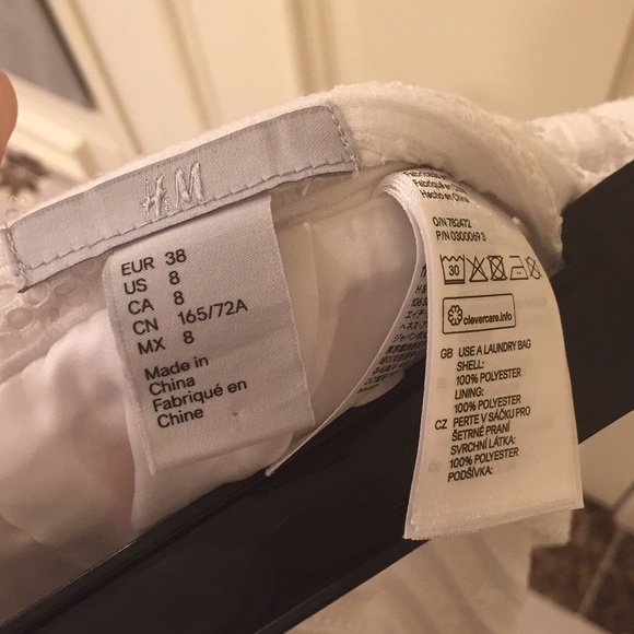 H&M white lace midi skirt - Picture 4 of 4